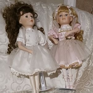 2 Porcelain dolls